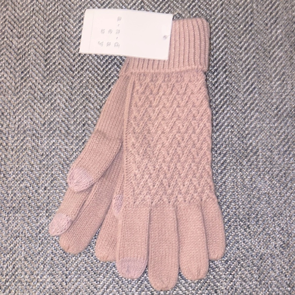 NWT A New Day Gloves Blush Colored